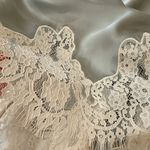 Doen Elowen Skirt Dusty Blue Silk Lace S Photo 11