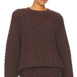 Song of Style Brown Cable Knit Sweater Set Photo 0