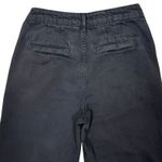 Pilcro  Wide Leg Trouser Jeans Sz 26" Black High Rise Retro Flare Leg Skater Goth Photo 5