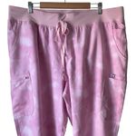 FIGS  Marbled Rose High Waisted Yola Skinny Scrub Pants 4XL NWT Photo 3