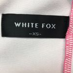 White Fox Boutique White Fox Women’s Barbiecore Retro Hot Pink Square Patterned Mini Bodycon Dress Photo 7