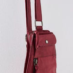 Free People Jagger Leather Sling Bag in Goji Berry Photo 0
