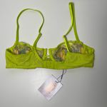 Savage X Fenty Wild Bunch Lace Unlined Sweetheart Lace Balconette Bra Green Size undefined Photo 7