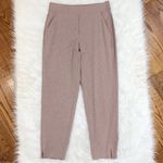 Athleta Brooklyn Textured Ankle Pant 982287 in Grain Camo Mocha Latte Size 8 Photo 4