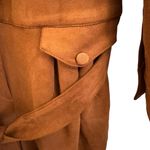 Eloquii Barkwood x  Faux Suede Brown Jumpsuit With Belt NWOT Photo 5