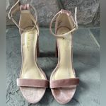 Sam Edelman Yaro Ankle Strap Sandal In Pink Velvet, Sz 7.5 Photo 2
