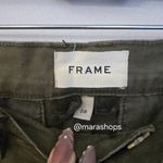 frame denim FRAME Wide Leg Tomboy Trouser Olive Green Photo 5
