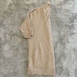 Lilly Pulitzer Tan Beige Cable Knit Wool Cashmere Blend Cardigan Sweater One Siz Photo 8