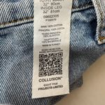 Collusion x004 Dad High Waist Jeans Size 32 Blue Photo 2