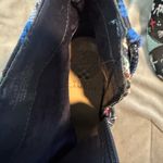 Vince Camuto  Black Floral Embroidered Heeled Boots Photo 2