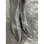 Steve Madden  Women's Gray Croft Pointed Toe Cowgirl Silver‎ Boots Size 7.5 Photo 2