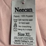 NWT Neecan Pink High Waist Elastic Wide Leg Bermuda Shorts Casual Summer Comfy Size XL Photo 2