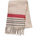 J.Crew Wool Scarf Shawl Wrap Striped Fringe Photo 0