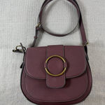 Burgundy Mauve Brass HW Vegan Hobo Crossbody Purse 10x9x3‎ DisneyBound Bag Red Photo 0