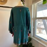 World Market Teal Green Cotton Embroidered Beach Coverup Dress Size L/XL Purple Size L Photo 5