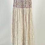 $605 NWOT SEE BY CHLOÉ Floral Stripe Maxi Skirt Size 38 Multicolor Elastic waist Photo 2