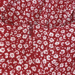 None Vintage red floral romper size small Photo 6