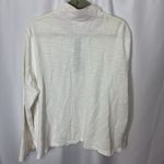 Talbots  Quarter Zip Pullover White Womens Plus 1X Stretch Terry Knit Cotton Photo 4