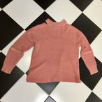 Cici Muted Pink Dusty Rose Pullover Knit Sweater Collar Choker Boxy Coquette M/L Size M Photo 1