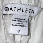 Athleta Cabo Linen Wide Leg White Elastic Minimalist Old Money Relaxed Pants 8 Photo 3