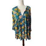 ZARA ✨ Trafaluc Floral Long Sleeve Sz Medium Romper Dress✨ Photo 3