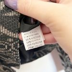 Doncaster  Black And Gold Floral Cropped Button Blazer With Shoulder Pads Photo 7