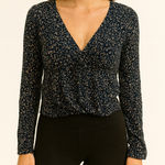 Urban Outfitters  Size Medium Blue Bohemian Style Top New With Tags Photo 0