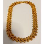 Avon Hazelnut Gold Tone Choker Necklace Textured Cone Shaped Clusters Bee Hives Photo 3