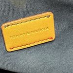 Tommy Hilfiger  Tote Bag Signature Monogram Canvas Leather Trim Tan Photo 6