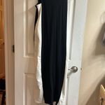 Chicwish Black & White Maxi Dress Cut Out Sides Photo 9