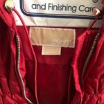 Michael Kors Micheal Kors Red Puffer Vest Photo 1