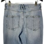 Good American  Good Curve Raw Hem‎ Jeans Light Wash High Waisted Size 14/32 Photo 5