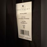 Equipment  Natalinne Women’s Silk Blouse in True Black Size Small Photo 5