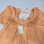 Tularosa  Crawford Dress in Cantaloupe Orange XXS Photo 3