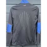 Saucony  Running Jacket Women's Full Zip Long Sleeve Hooded Size Small Blue/Black Photo 1