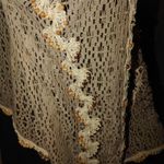 Jessica London Plus Size 2X Boho Hippie Kimono Tassel Brown Cardigan Crochet Bea Photo 6