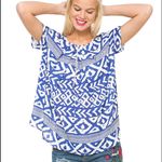 Desigual  Agape Bleu‎ Blouse Photo 0