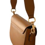 Roberta Rossi Milano Roberta Rossi Genuine leather Italian Crossbody bag Purse Tan color Photo 11