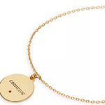 Kate Spade NWT In The Stars Cancer Pendant in Gold. Double-sided Photo 7