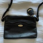 Tahari  Black Leather Crossbody Bag Photo 0