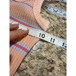 Billabong Womens Striped Ribbed Tank Top Peach Multi Photo 4