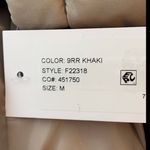 French Connection Women’s Tan Faux Fur Belted Hooded Longline Jacket Medium Photo 9