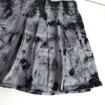 L'Agence  Tie Dye Pleated Mini Gray Skirt XS Photo 6