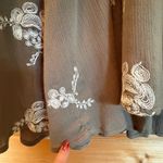 Altar'd State  Green Cream Bishop Sleeve Sundress Photo 7