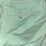 Harper Francesca's  Seafoam Mint Green Flat Front Chino Shorts Women's Size 25 Photo 5