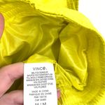  NWT Vince Neon Yellow Goose Down Magnetic Button Zipper Puffer Vest Jacket Photo 5