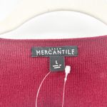 J.Crew NWT Mercantile Womens Collarless Sweater Blazer Cardigan Size L Burgundy Photo 1