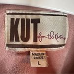 Kut From The Kloth  Women's Faux Suede Open Front Jacket with‎ Pockets Size Large Photo 4