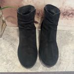 Good For The Sole Women's Black Natural Wedge Ankle Boots Size 9 Photo 2