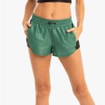 Koral Womens Duffle Green Power Shiny Netz Activewear Athleisure Gym Shorts sz S Photo 10